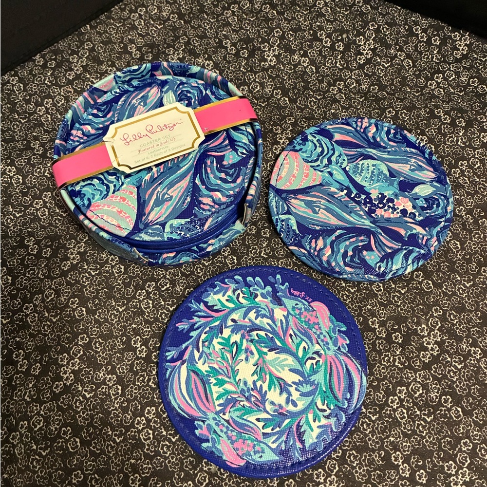 Lilly Pulitzer Multicolor Coaster Set - Picture 3 of 3